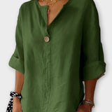 V-krční Knoflíková Tréninková Košile