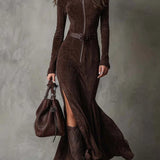 Tayli | Maxi šaty se zipem