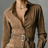 Nela | Midi šaty s dlouhým rukávem