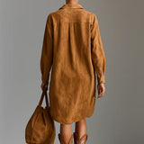 Lorena | Midi šaty s dlouhým rukávem