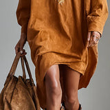 Lorena | Midi šaty s dlouhým rukávem