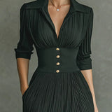 Viktorie | Maxi šaty s dlouhým rukávem