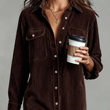 Novi | Midi šaty s náprsními kapsami