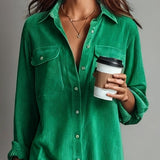 Novi | Midi šaty s náprsními kapsami