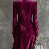 Vendula | Dlouhé blazer maxi šaty