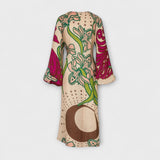 Iveta | Dovolená maxi tunika se zavazováním v pase