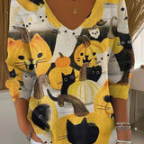 FIONA | Svetr s výstřihem do V