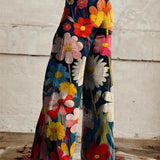 Andrea - Volné květované kalhoty