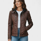 Klára™ | Kožená bunda