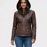 Klára™ | Kožená bunda